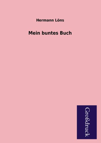 Mein Buntes Buch (German Edition)