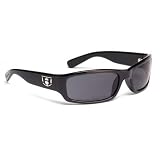 HOVEN HIGHWAY 12-0102 BLACK GLOSS HANDMADE ACETATE FRAME GREY POLARIZED LENS PLASTIC... by 