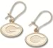 Green Bay Packers 14K Gold Dangle Earrings
