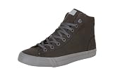 Produkt-Bild: Pro-Keds Royal Plus Hi Dark Grey Twill Herren Schuhe Sneakers High Basketball Freizeitschuhe Sportschuhe Basketballschuhe Trainingsschuhe Turnschuhe f&uuml;r M&auml;nner Keds