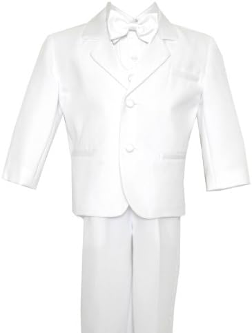 White Tuxedo with Bow Tie for boys of all ages.