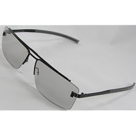 Christian Dior Homme 1 S Mens Aviator Sunglasses, Black Frame  Grey Lenses