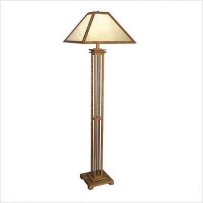 Gallery Floor Lamp in Cherry Bulb Type: Incandescent