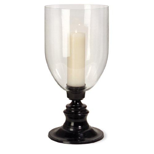 22 Dramatic Black Metal Glass Hurricane