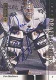 Dan Blackburn, Kootenay Ice - New York Rangers, 2001 Upper Deck Draft Propects Autographed Card