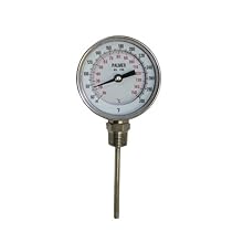 Palmer All Pro Welded Stainless Steel 304 Dual Scale Bimetal Thermometer