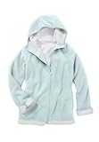 IMAGE OF Woman Within Plus Size Comfort Innovation Suprema Fleece Hoodie Jacket! (Soft Seafoam,1X)