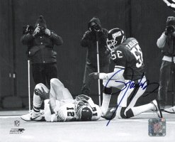Lawrence Taylor Autographed New York Giants 8x10