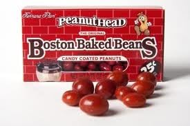BOSTON BAKED BEANS - CANDY PEANUTS 21G - AMERICAN CANDY - 24 PACKS