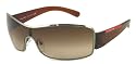 AUTHENTIC PRADA SUNGLASSES SPORT SPS 52E BROWN 5AV-6S1 SPS52E 52
