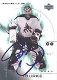 Sean Burke, Phoenix Coyotes, 2002 Upper Deck Challenge for the Cup Autographed Card