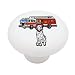 Firedog and Fire Truck Decorative High Gloss Ceramic Drawer Knob