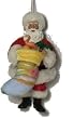 Possible Dreams Santa Tropical Pink Flamingo Christmas Ornament