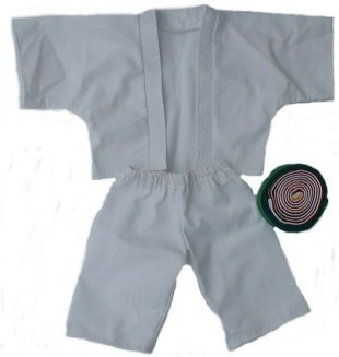 31dDai3QPNL Karate w/ Various Belt Colors Clothes for 14   18 Stuffed Animals and Dolls