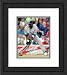 Framed Bill Hall Milwaukee Brewers Photograph