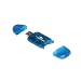 7-in-1 USB 2.0 Card Reader - Supports SD, Mini SD, SDHC, RS, MMC, T-Flash