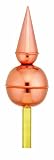 17 Handcrafted Hestia Pure Polished Copper Cupola Finial