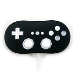 Nintendo Wii Remote and Nunchaku Premium Silicone Skin - 13 Color Options (Classic Remote Black Skin)