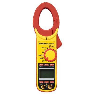 Sperry Instruments DSA1020TRMS DigiSnap TRMS Digital Clamp Meter, True RMS Snap-Around, 10 Function, 27 Auto-Range, 600 V AC/DC, 1000A Current, Resistance, Continuity, Frequency & Temperature Reading, Yellow