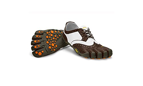 Vibram FiveFingers Men's V-Classic LR Barefoot Shoes Brown / White / Orange 45