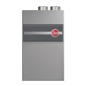 Rheem RTG-74PVN Indoor Natural Gas Tankless Water Heater for 2-3 Bathroom Homes