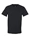 Fruit of the Loom Adult 5 oz. HD Cotton™ V-Neck T-Shirt L BLACK