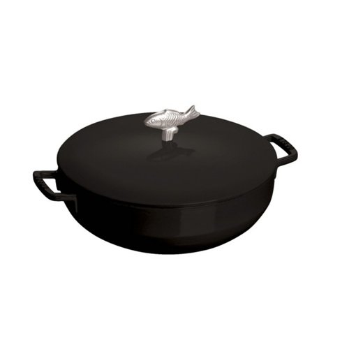 Staub 5-Quart Bouillabaisse Pot, Black Matte