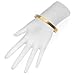 The Beadsmith Bracelet Cuff – Made of Raw Brass – Adjustable, Open Bangle for Men and Women - Flat Style, .25-Inch Wide – Minimalist Design Jewelry – Can Be DIY Custom Designed