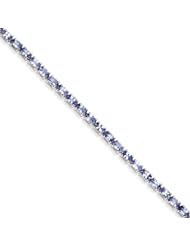 Sterling Silver Tanzanite Bracelet, Best Quality Free Gift Box Satisfaction Guaranteed