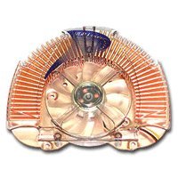Video card / VGA cooling kit w/cooler, heatsink fan assembly, cable, thermal tape, low noise