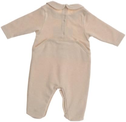 NaturaPura BabyGrow with Front Pocket, Ecru, size 0/1 mo