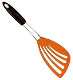 31dE9jRdwdL. SL160  Mario Batali The Italian Kitchen Collection Soft Grip Slotted Fish Turner, Persimmon