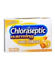 Chloraseptic Chloraseptic Warming Sore Throat Lozenges Honey Lemon, Honey Lemon 18 each (Pack of 2)