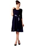 Sweet Mommy Maternity and Nursing Dress with stripe tie