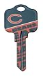 Chicago Bears KW1 Kwikset House Key
