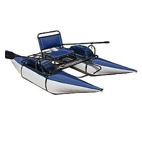 Inflatable Personal Pontoon Boat - Classic Blue