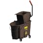 Mop Bucket/Wringer Combo, 35 Quart, High Back, Non-marking Casters, Yellow RUB758088YW