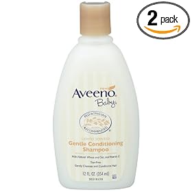 Aveeno Gentle Conditioning Baby Shampoo, 12 Ounce (Pack of 2): Health &amp; Personal Care