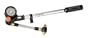 Avenir MTB Shock Bike Pump with Gauge (Silver/Black)