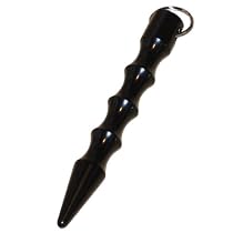Schwarzes Kubotan mit Wellengriff