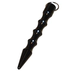 Schwarzes Kubotan mit Wellengriff