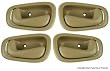 1998-2003 Toyota Corolla Tan Interior Door Handles - Set of 4