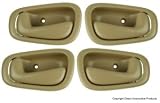1998-2003 Toyota Corolla Tan Interior Door Handles - Set of 4