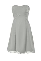 Lace Chiffon Knee Length Short Homecoming Dress/Bridesmaid Dress/Prom Dress 