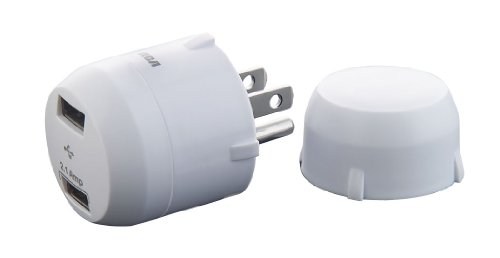 RCA PCHUSB2R Portable 2 Outlet USB Charger for iPod/iPhone/Blackberry and Other Devices