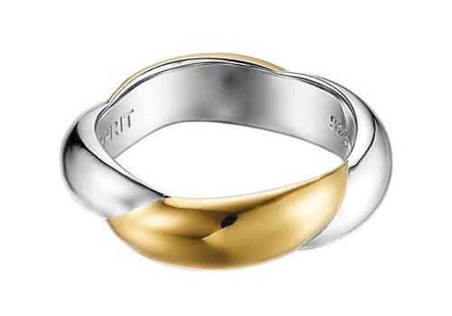 Esprit Damen-Ring Fusion Gold 925 Sterling Silber Gr. 58 (18.5) ESRG91601B180 Preisvergleich