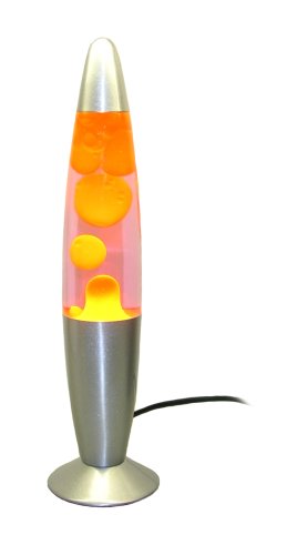 Lavalampe Motion Rocket orange-violett