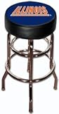 Illinois 30 Double Rung Swivel Bar Stool - NCAA Team