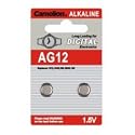 Camelion 2er-Set AG12 LR43 SR43W Knopfzelle 1,5V Batterie