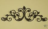 29 Tuscan Wrought Iron Scroll Wall Grille Grill Swag